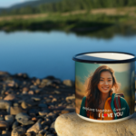 Personalized Metal Camping Coffee Cup - 12 OZ - Image 2