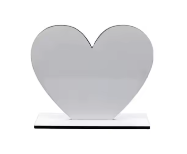 Heart-Shaped LOVE Photo Frame Acrylic - Image 2