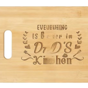 Emgraved Tray or Cutting Board A4